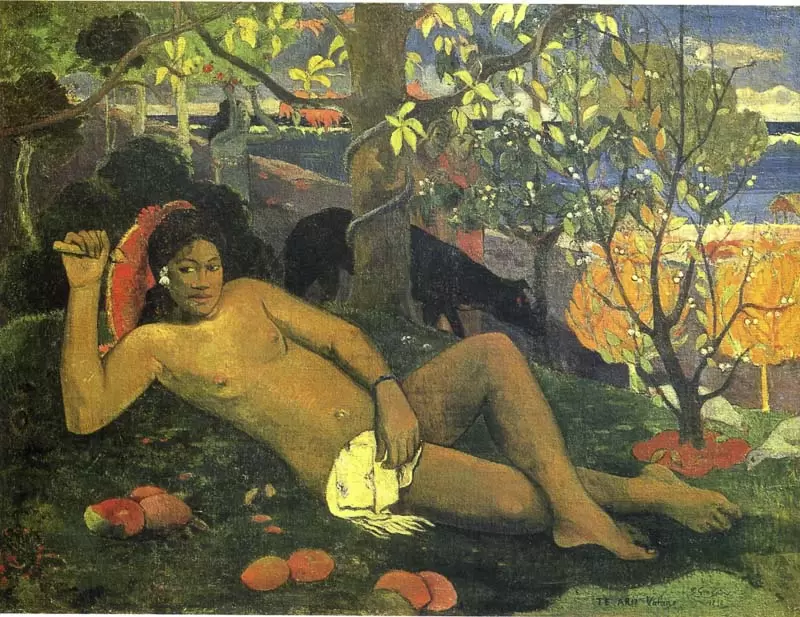 эротика в живописи - Никогда больше - художник Поль Гоген - Paul Gauguin